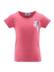 Футболка happy girls by Eisend, розовый