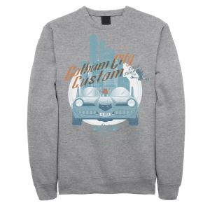 Мужской свитшот с плакатом Gotham City Customs Shop DC Comics