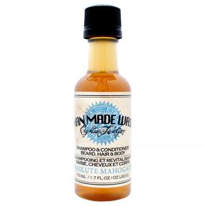 3-в-1 гель для душа Man Made Wash - Absolute Mahogany от 18.21 Man Made for Men - 1,7 унции шампуня, кондиционера и геля для душа 18.21 Man Made, Absolute Mahogany
