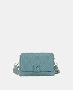 Женская сумка-бандо Hasp в цвете аква Devota & Lomba, зеленый