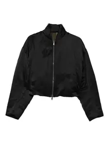 Атласная бомбер-куртка Masnada, черный