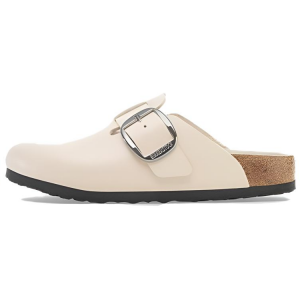 Birkenstock Сандалии Boston EVA с закрытым носком, устойчивые к истиранию, женские, белые, перламутровые