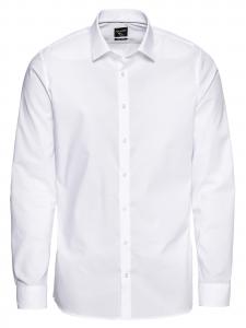 OLYMP Бизнес-рубашка Super Slim Fit 'No. 6' в белом цвете