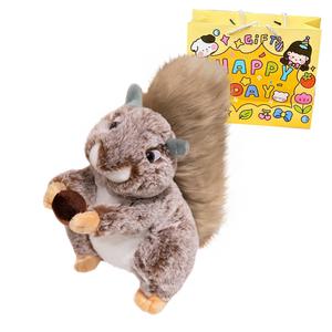 Happy Fish Очаровательные и милые плюшевые белки 18см/22см высота