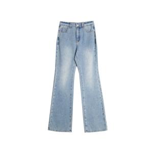 ELLE Джинсы женские деним синие тонкие буткат