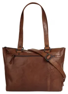 Шоппер Spikes & Sparrow, натуральная кожа, цвет Cognac