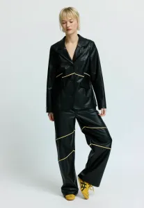 Простая куртка из искусственной кожи Résumé, Black