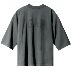 Футболка Yeezy Gap Engineered by Balenciaga Dove 3/4 Sleeve, темно-зеленый