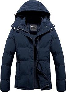 Куртка Pursky Women's Warm Winter Thicken Waterproof, темно-синий
