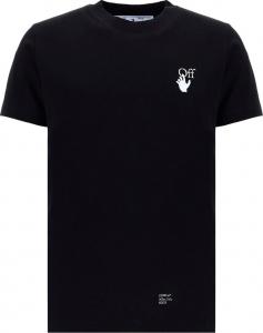 Футболка Off-White Caravaggio Arrow Short-Sleeve Slim Tee 'Black/White', черный