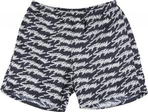 Шорты Supreme Signature Script Logo Water Short 'Black', черный