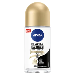 Nivea Black & White Invisible Silky Smooth женский шариковый антиперспирант, 50 мл