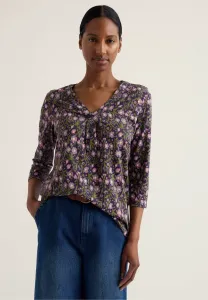 Топ с длинными рукавами 3/4 в стиле барнун Seasalt Cornwall, Purple - Blotted Anemone Dark Violet