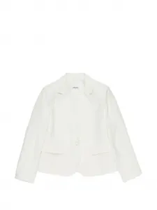 Пиджак на пуговицах Miss Grant Kids, белый