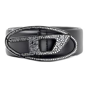 DIESEL Пояс с декоративными элементами, Black