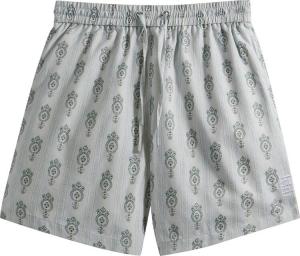 Шорты Kith Printed Active Short Striped Ornament 'Atlas', белый