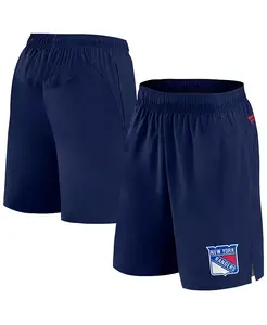 Мужские шорты New York Rangers Authentic Pro Tech в синем цвете Fanatics