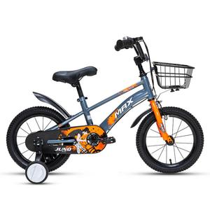 Велосипед детский MAX BIKE Juno 2 14", серый/оранжевый