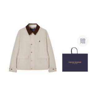 Американская коллекция в стиле Old Money 24FW Куртка унисекс Teenie Weenie Men, Темный хаки