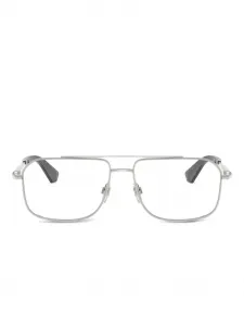 Очки в прямоугольной оправе Burberry, серебристый