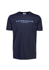 Футболка с принтом Lindbergh, цвет Deep Navy Mel