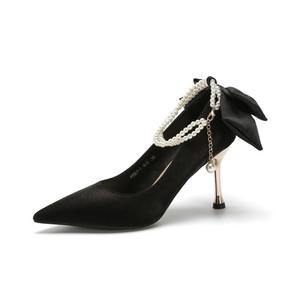 HKCP Стройные каблуки на шпильке 6,5 см женские черные, цвет Black