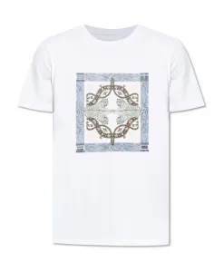 Футболка с принтом Etro, белый