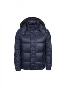 La Martina Пуховая куртка MBO021 темно-синего цвета