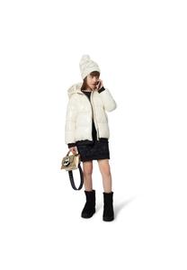 Зимняя куртка KARL LAGERFELD KIDS PUFFER JACKET, Off White/White