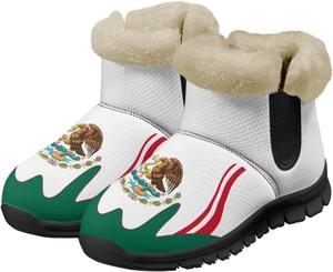 Женские зимние ботинки Jeiento для стран Северной Европы, утепленные повседневные ботинки для прогулок, Mexico