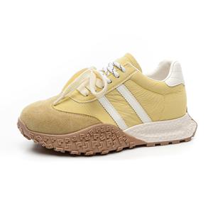 Help Женские повседневные низкие кроссовки устойчивые к истиранию Ginger Yellow, цвет Ginger Yellow