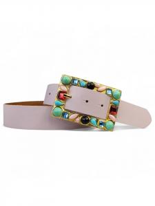 Женский кожаный ремень, цвет розовое золото FRONHOFER