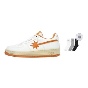 Starwalk Soldier Износостойкие легкие дышащие лоу-топ скейтерские кроссовки унисекс оранжевый - оранжевый (в комплекте носки*1), цвет Orange (Comes with Socks*1)