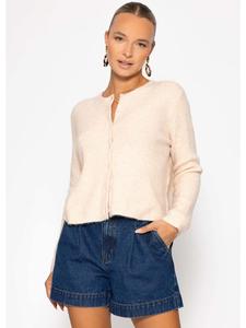 Кардиган в рубчик бежевого цвета SASSYCLASSY