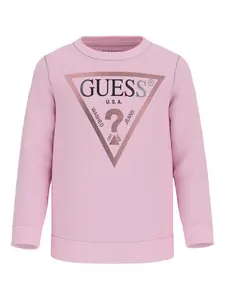 Толстовка с логотипом Guess Kids, розовый