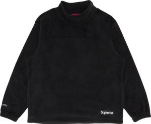 Пуловер Supreme x Polartec Mock Neck Pullover 'Black', черный
