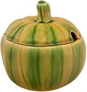 Сахарница Bordallo Pinheiro Pumpkin, 550 мл, оранжевый/зеленый