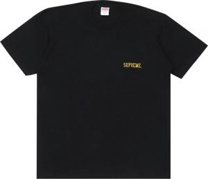Футболка Supreme x Automobili Lamborghini Tee 'Black', черный
