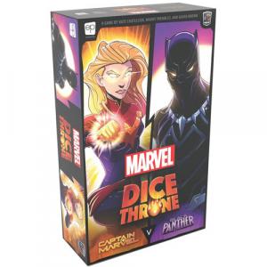 Настольная игра USAopoly Marvel Dice Throne: 2-Hero Box - Captain Marvel vs Black Panther