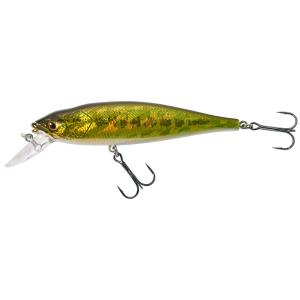 Воблер Jerkbait Minnow WXM MNW 100 SP Black Bass CAPERLAN, неоново-желтый/ореховый