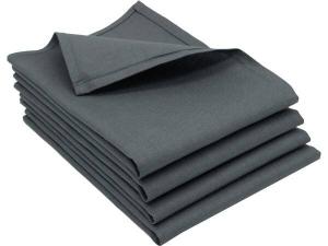 Кухонное полотенце Zollner 00000351 4 шт, 50x1x70 см, антрацитовый