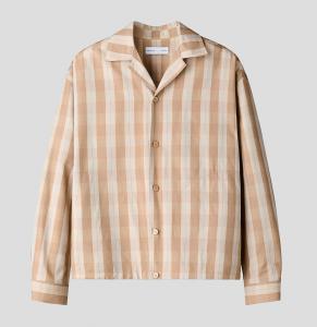 Рубашка H&M Atelier, бежевый