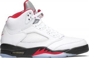 Кроссовки Air Jordan 5 Retro Fire Red 2020, красный