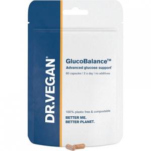 DR.VEGAN GlucoBalance Растительная добавка для контроля сахара в крови 60 капсул - 30-дневный запас Dr Vegan