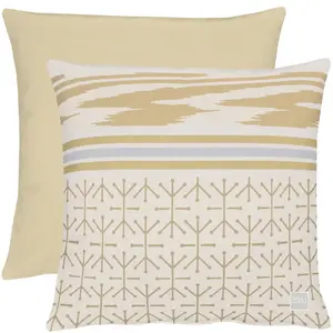 Декоративная подушка 3964 Чехол для двусторонней подушки без наполнителя, 1 шт. Apelt, Natur/beige + gemustert