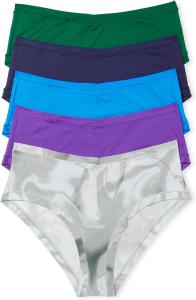 Victoria's Secret PINK Женские трусики-хипстеры из хлопка с эластаном, среднее покрытие, трусики для женщин, набор из нескольких штук (XS-XXL), Marble