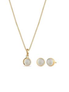 Elli Колье Schmuckset 925 Sterling Silber in Silber