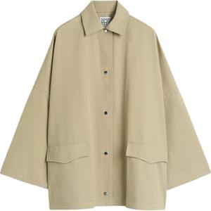 Распашонка с отложным воротником и прямым подолом TOTEME, Тони