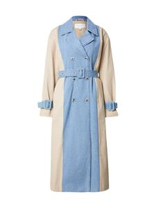 VILA Демисезонное пальто 'VIBERA' в синем дениме