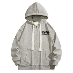 Свитшот унисекс Gwola, серый (с флисовой подкладкой и утепленный)